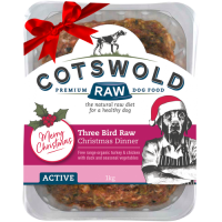 Cotswold Raw Christmas Dinner Three Bird Raw Mince 80/20 Active 500g
